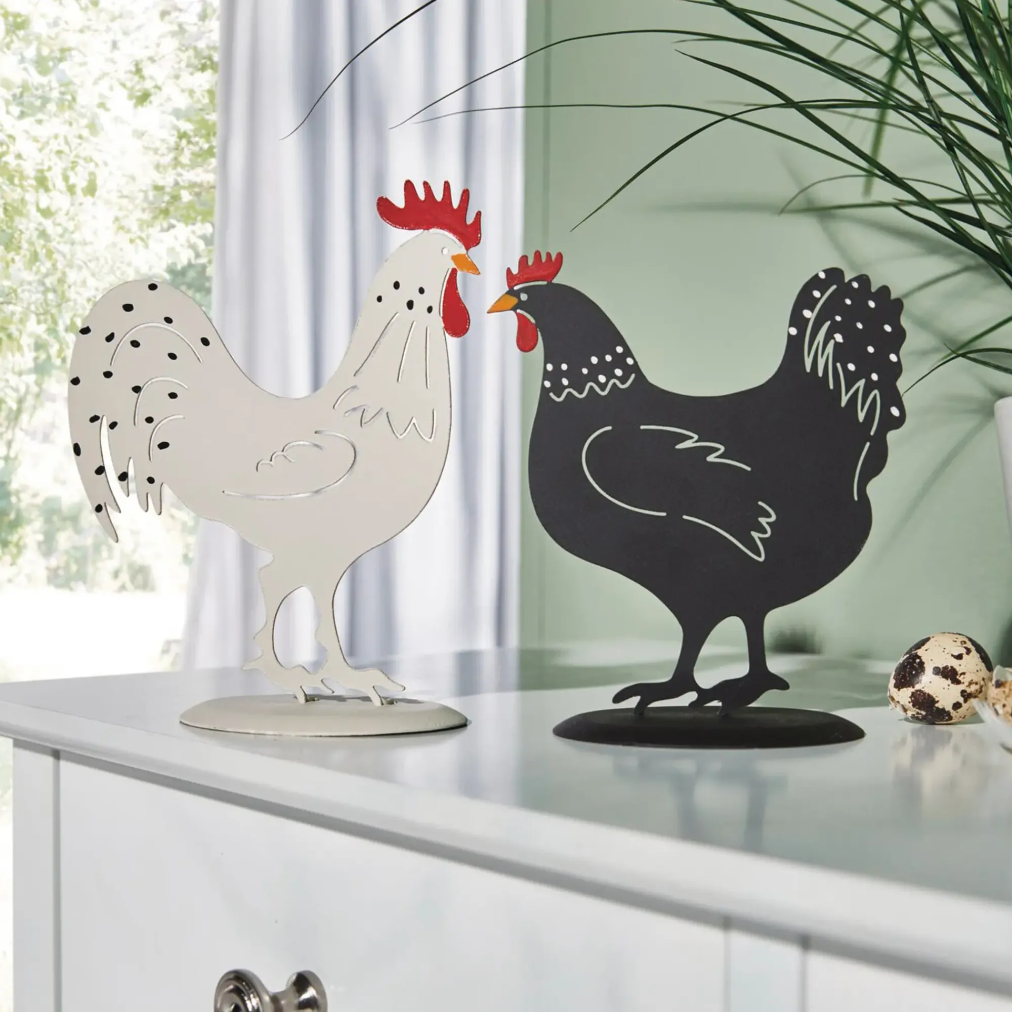 Dekofiguren|Frank Handels GmbH & Co. KG Figur "Black & White", 2er Set