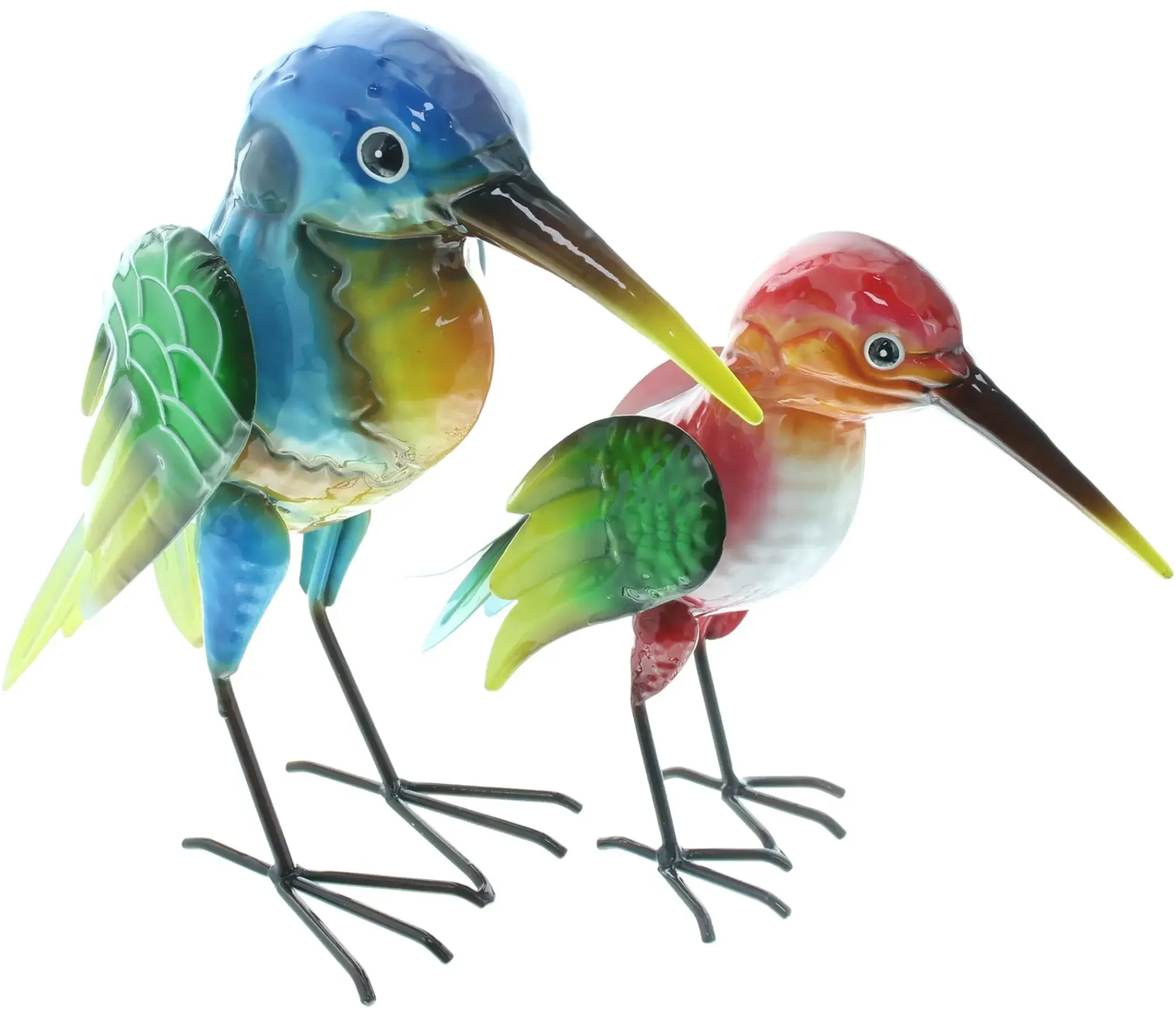 Gartenfiguren|Dekofiguren|Frank Handels GmbH & Co. KG Figur "Bunter Vogel", 2er Set