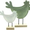 Dekofiguren|Frank Handels GmbH & Co. KG Figur "Henne & Hahn", 2er Set