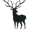 Weihnachtliche Gartendeko|Figuren Für Den Garten|Frank Handels GmbH & Co. KG Figur "Hirsch"