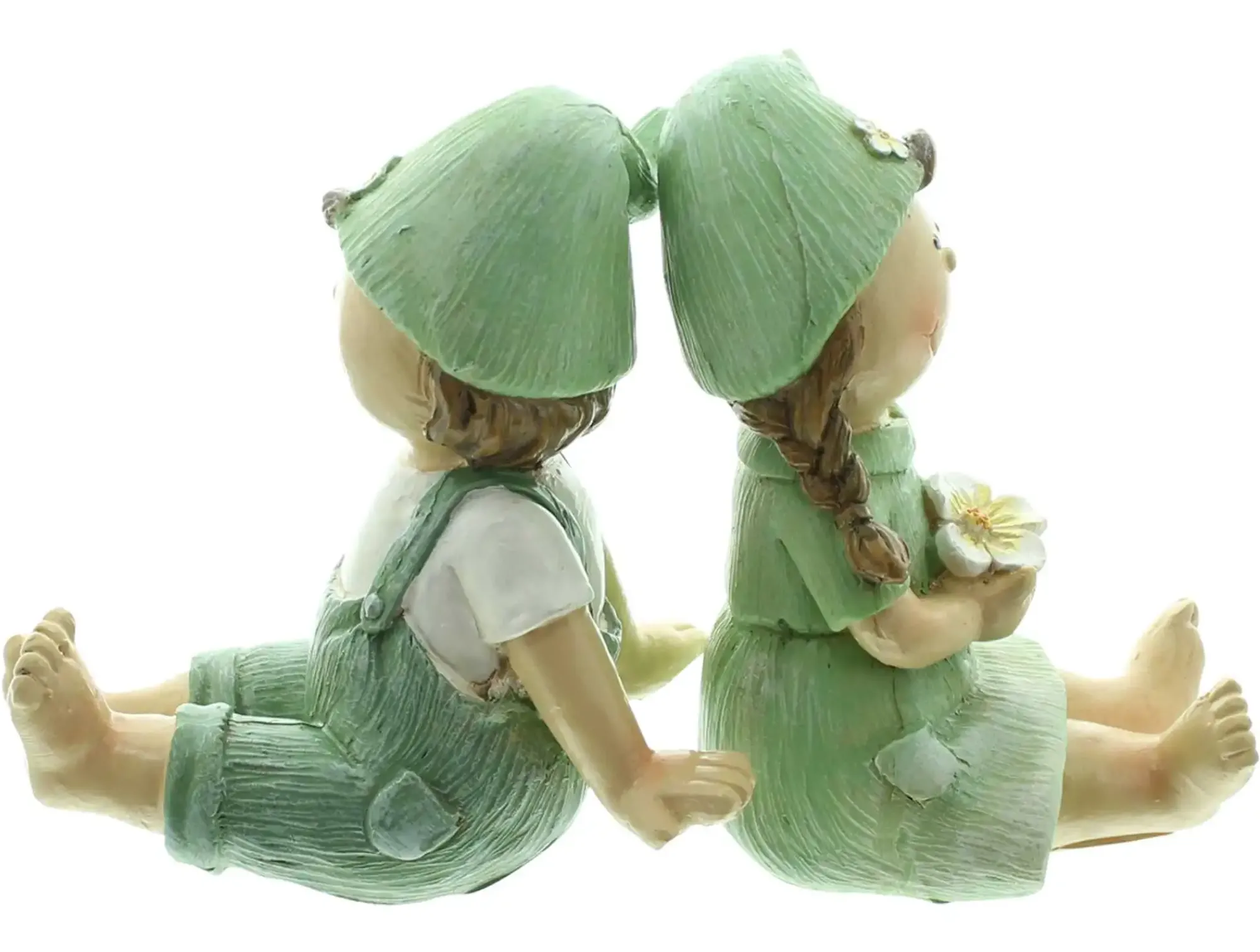 Dekofiguren|Frank Handels GmbH & Co. KG Figur "Mädchen & Junge", 2er Set