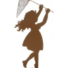 Gartenfiguren|Dekofiguren|Frank Handels GmbH & Co. KG Figur "Mädchen mit Netz"