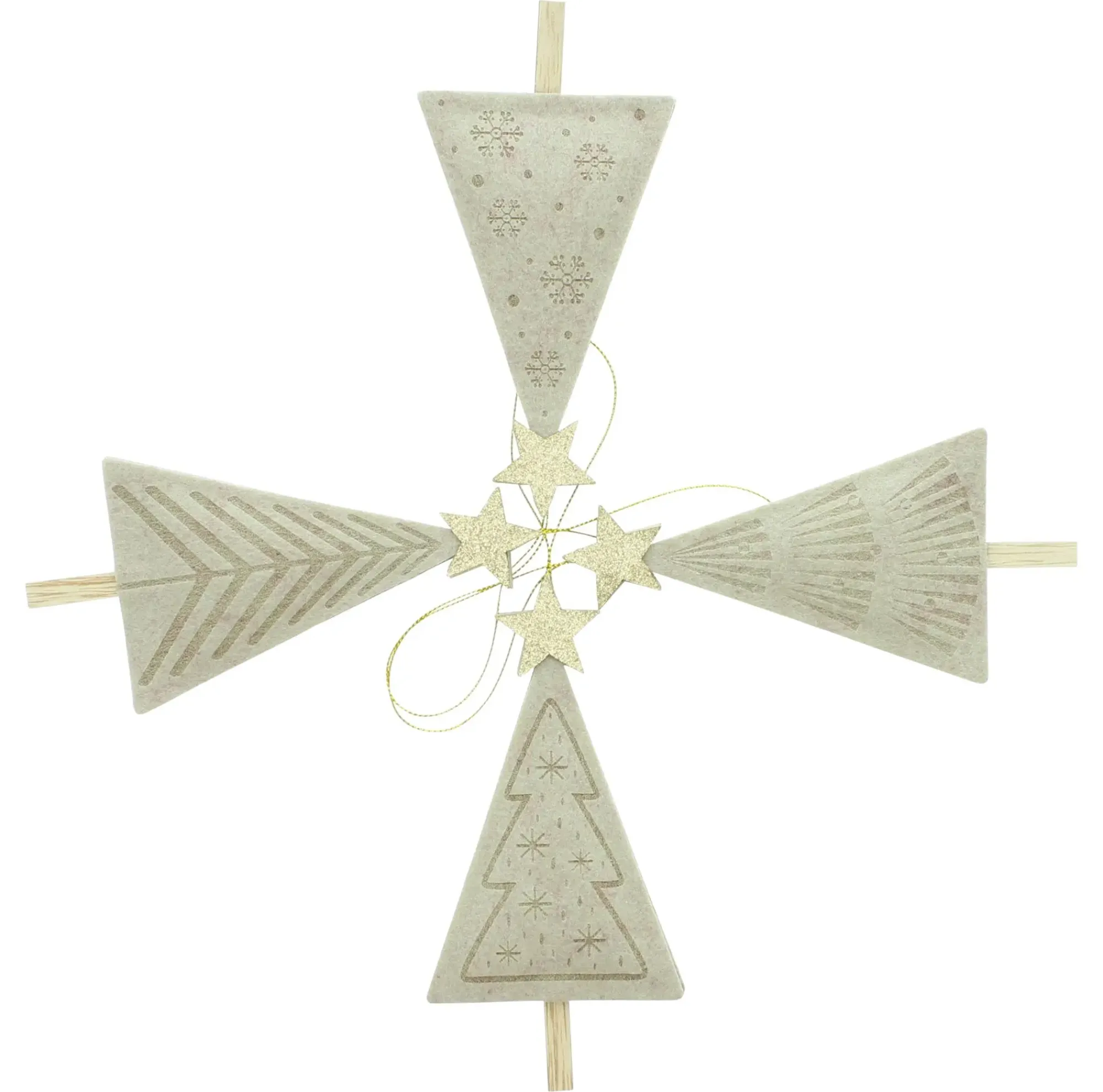 Dekohänger|Tannenbäume|Frank Handels GmbH & Co. KG Filzhänger "Tanne", 8er Set
