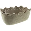Schalen|Dekoschalen & -Etageren|Frank Handels GmbH & Co. KG Filz-Schale "Wellenrand", 3er Set
