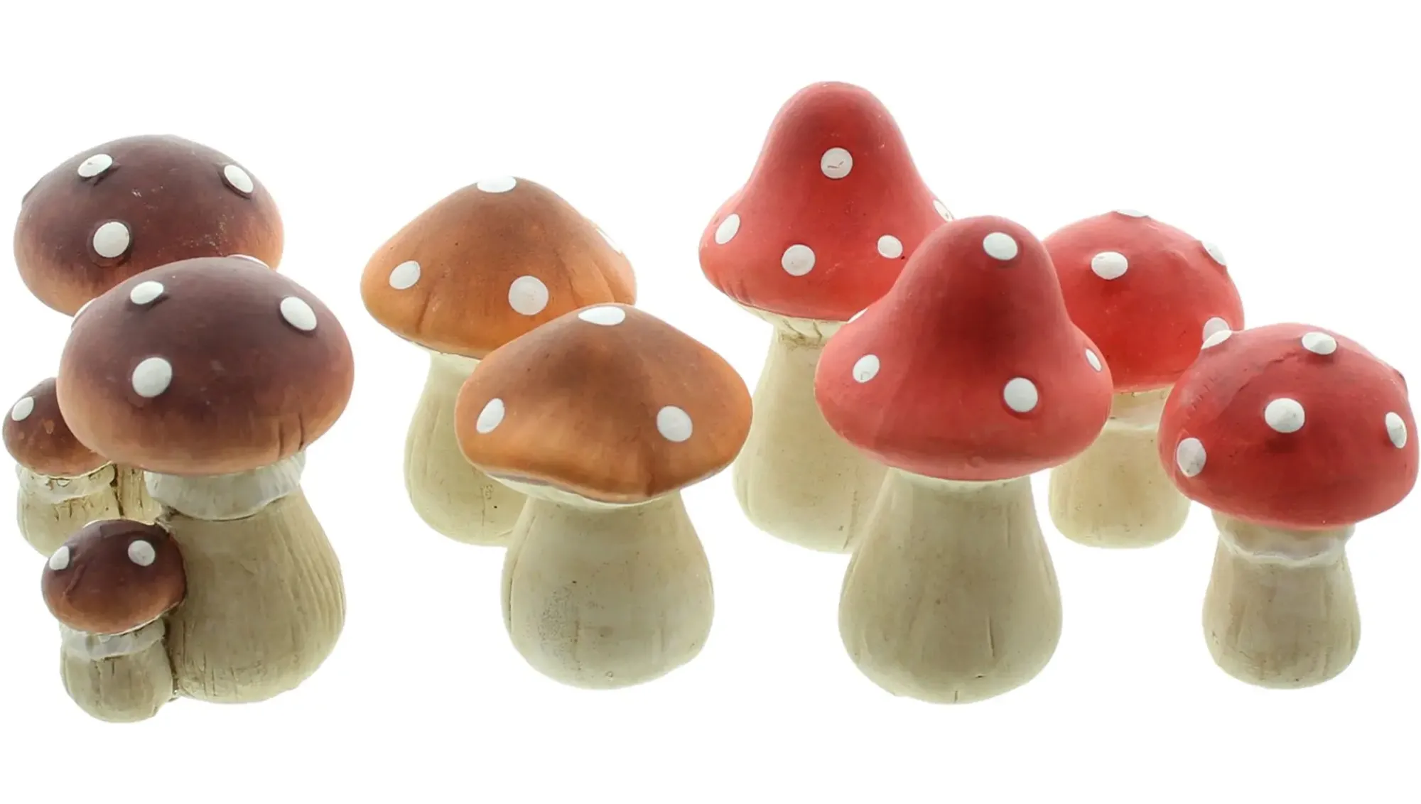 Herbstgarten|Dekopilze|Frank Handels GmbH & Co. KG Fliegenpilz "Petit", 8er Set