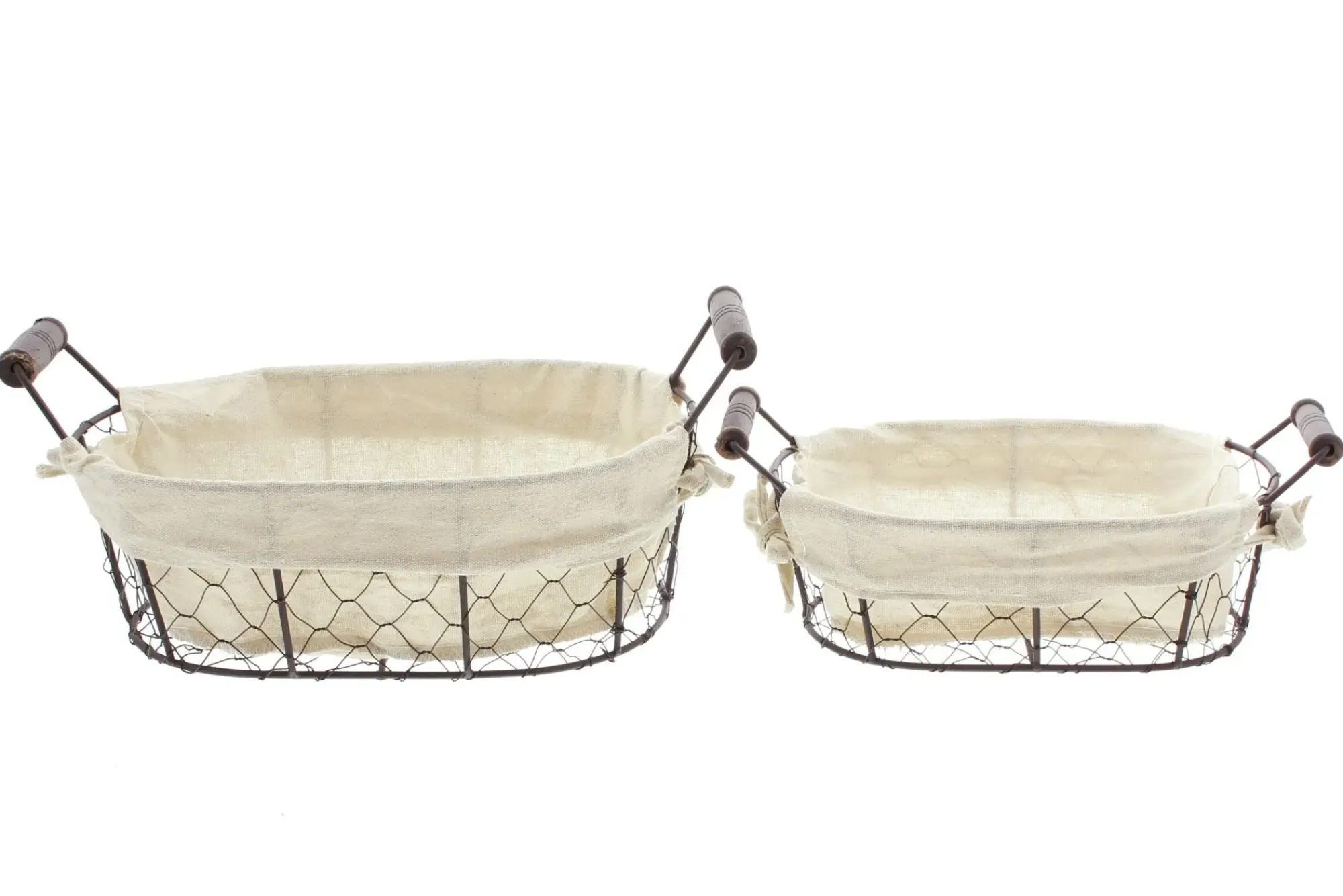 Brotkörbe|Küche|Frank Handels GmbH & Co. KG Füllkorb "Metall", 2er Set