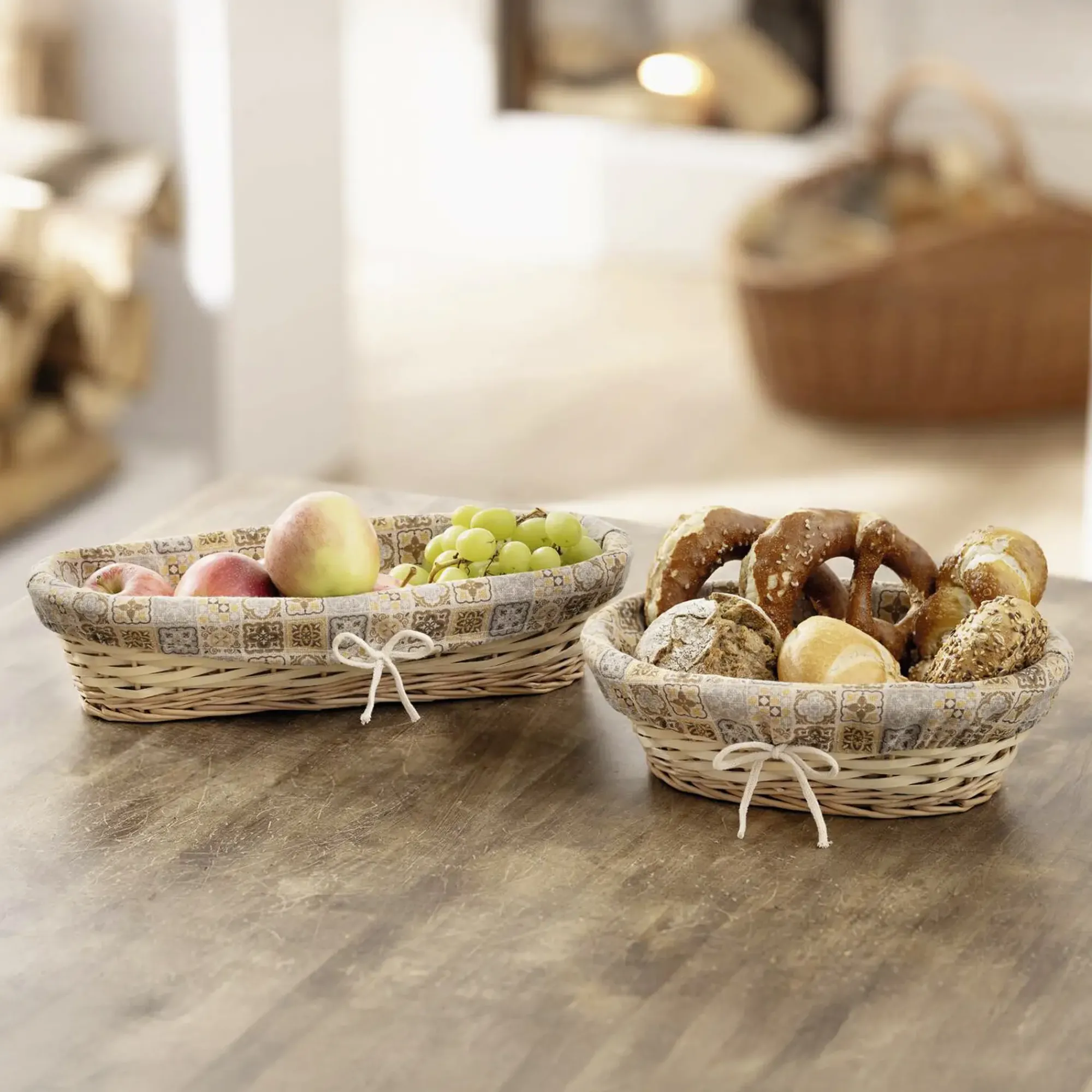 Brotkörbe|Füllkörbe & Universalkörbe|Frank Handels GmbH & Co. KG Füllkorb "Mosaik", lang