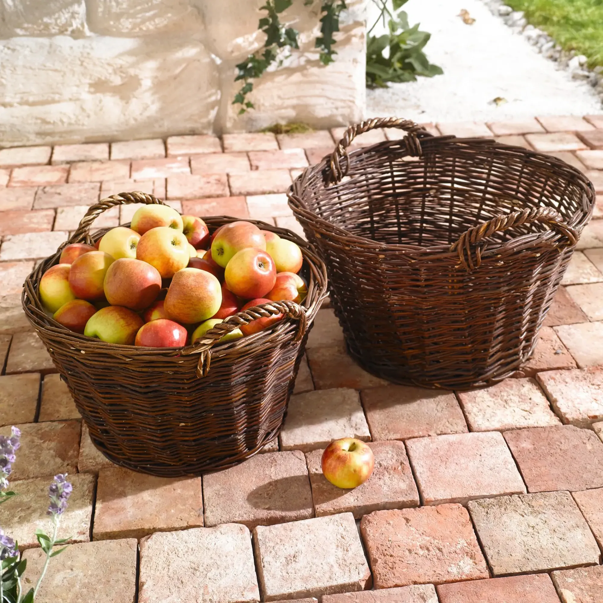 Herbstgarten|Füllkörbe & Universalkörbe|Frank Handels GmbH & Co. KG Füllkorb "Natur", groß