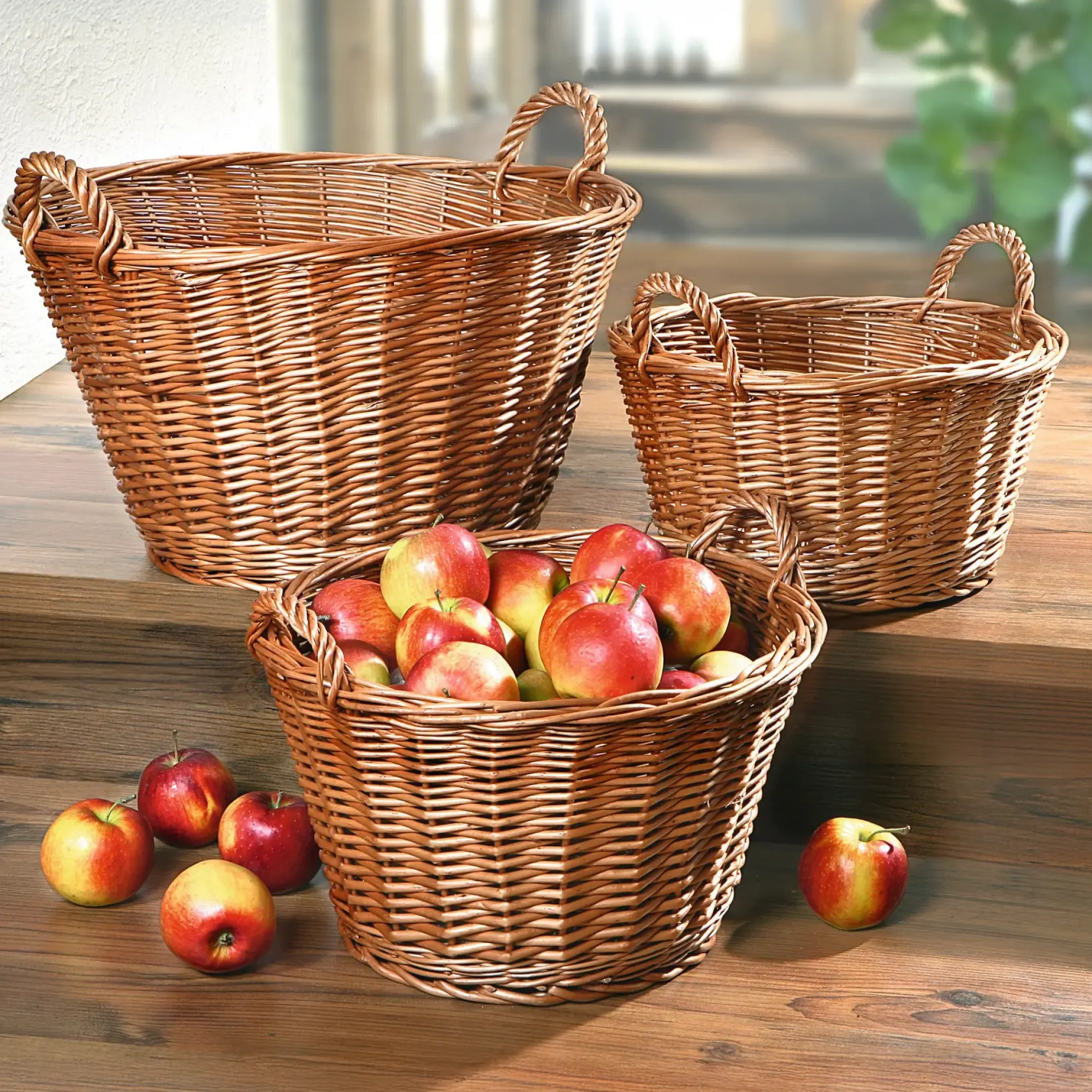 Füllkörbe & Universalkörbe|Holzkörbe & Holzständer|Frank Handels GmbH & Co. KG Füllkorb "Natur", groß