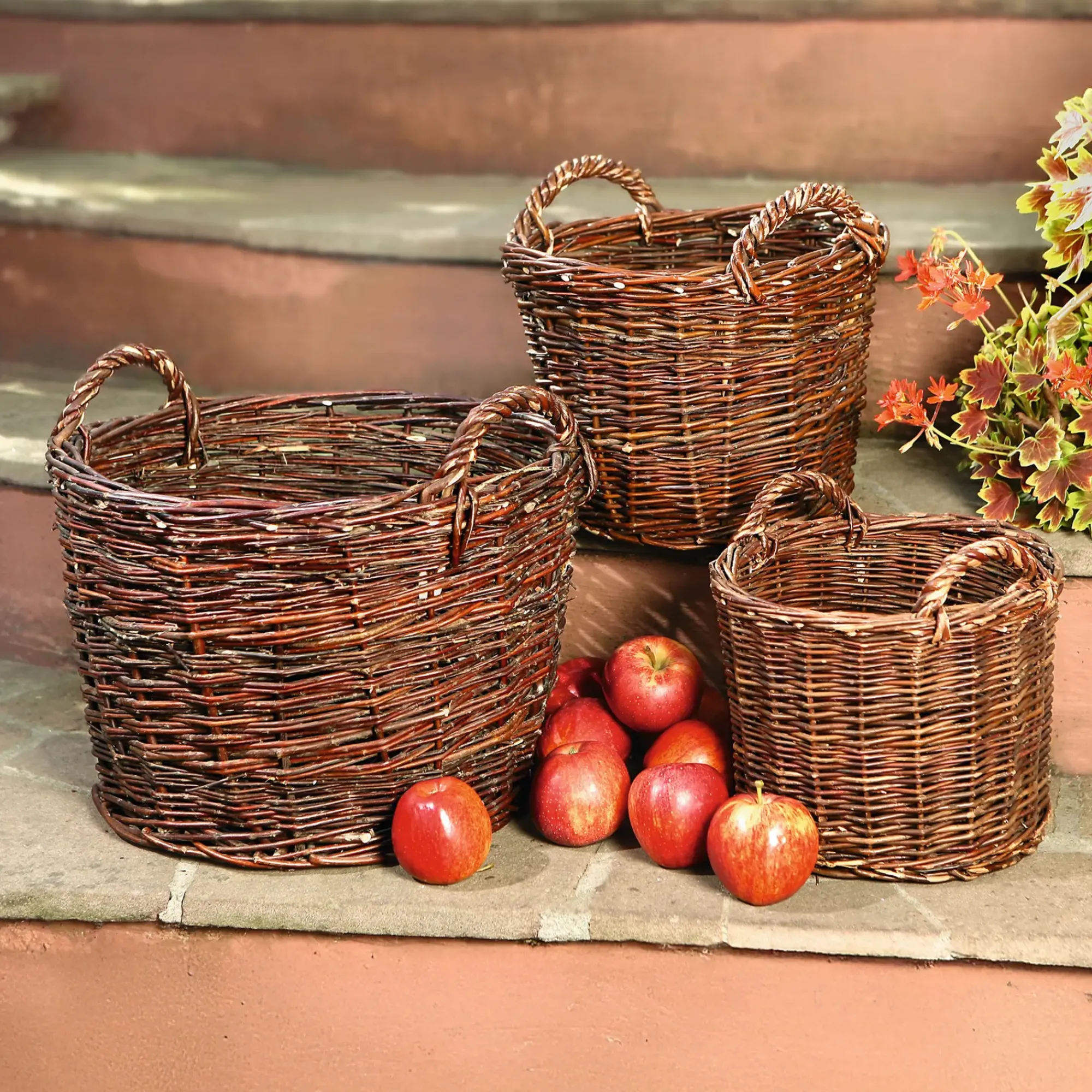 Herbstgarten|Füllkörbe & Universalkörbe|Frank Handels GmbH & Co. KG Füllkorb "Rustikal", klein