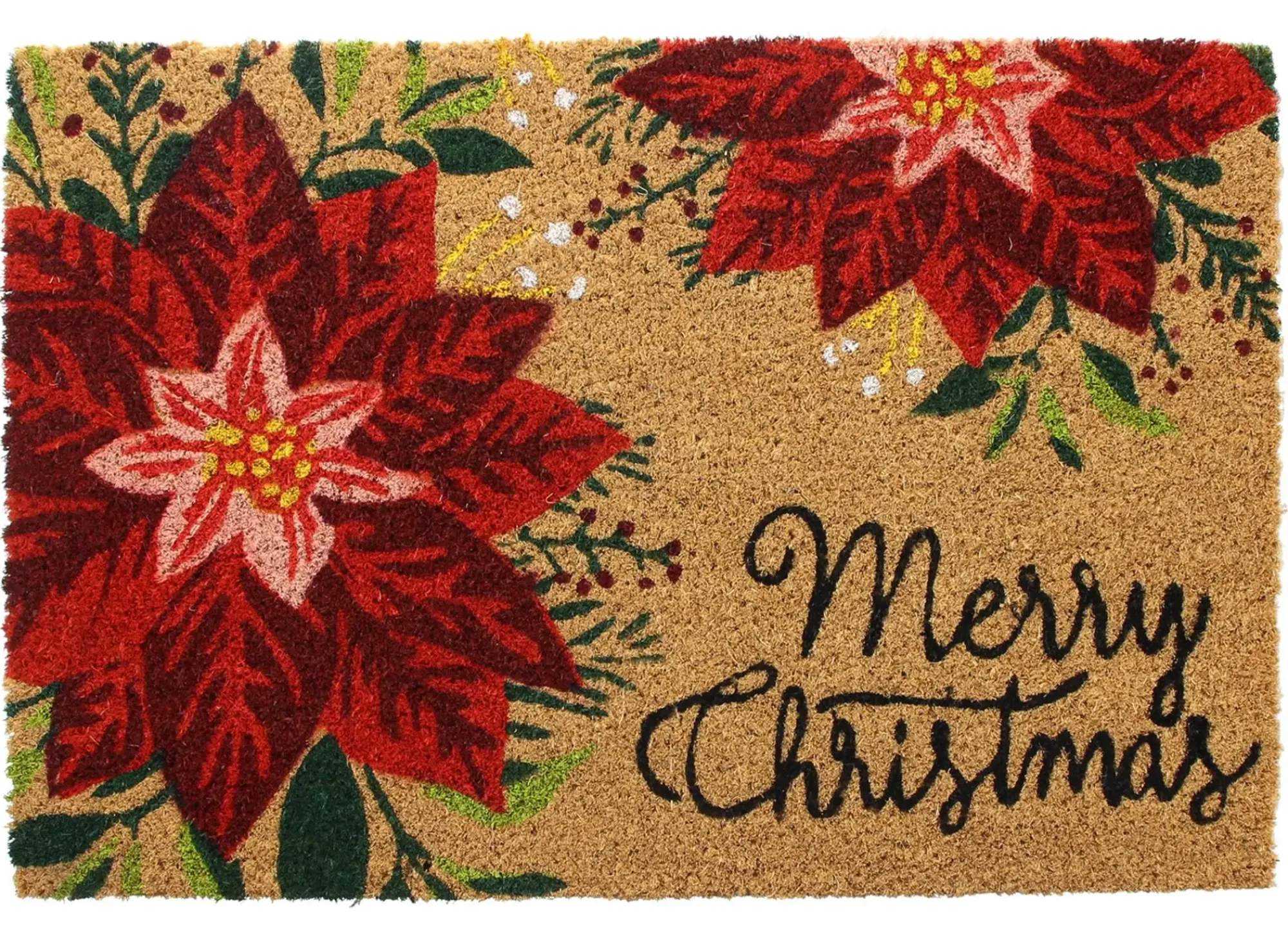 Weihnachtliche Gartendeko|Fußmatten|Frank Handels GmbH & Co. KG Fußmatte "Merry Christmas"