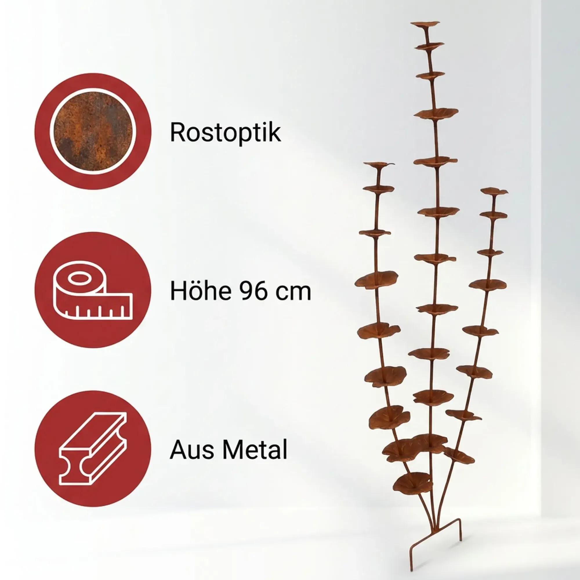 Gartenstecker|Frank Handels GmbH & Co. KG Gartenstecker "Blütenstauden"