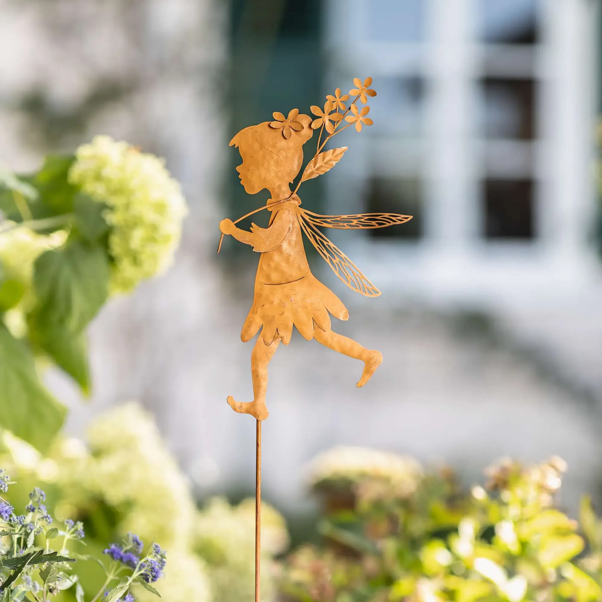 Gartenstecker|Frank Handels GmbH & Co. KG Gartenstecker "Fee mit Blumen"