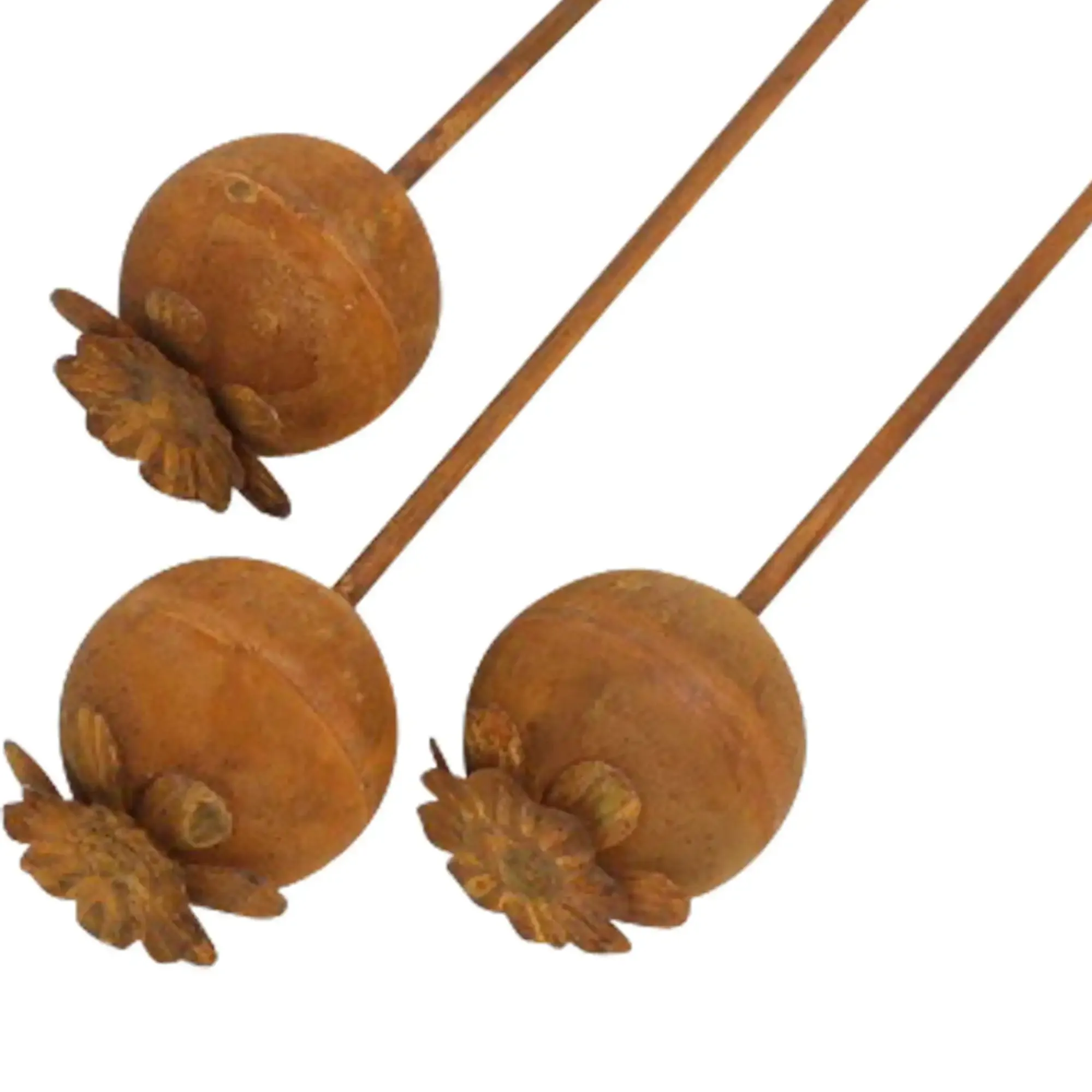 Gartenstecker|Frank Handels GmbH & Co. KG Gartenstecker "Mohn", 3er Set