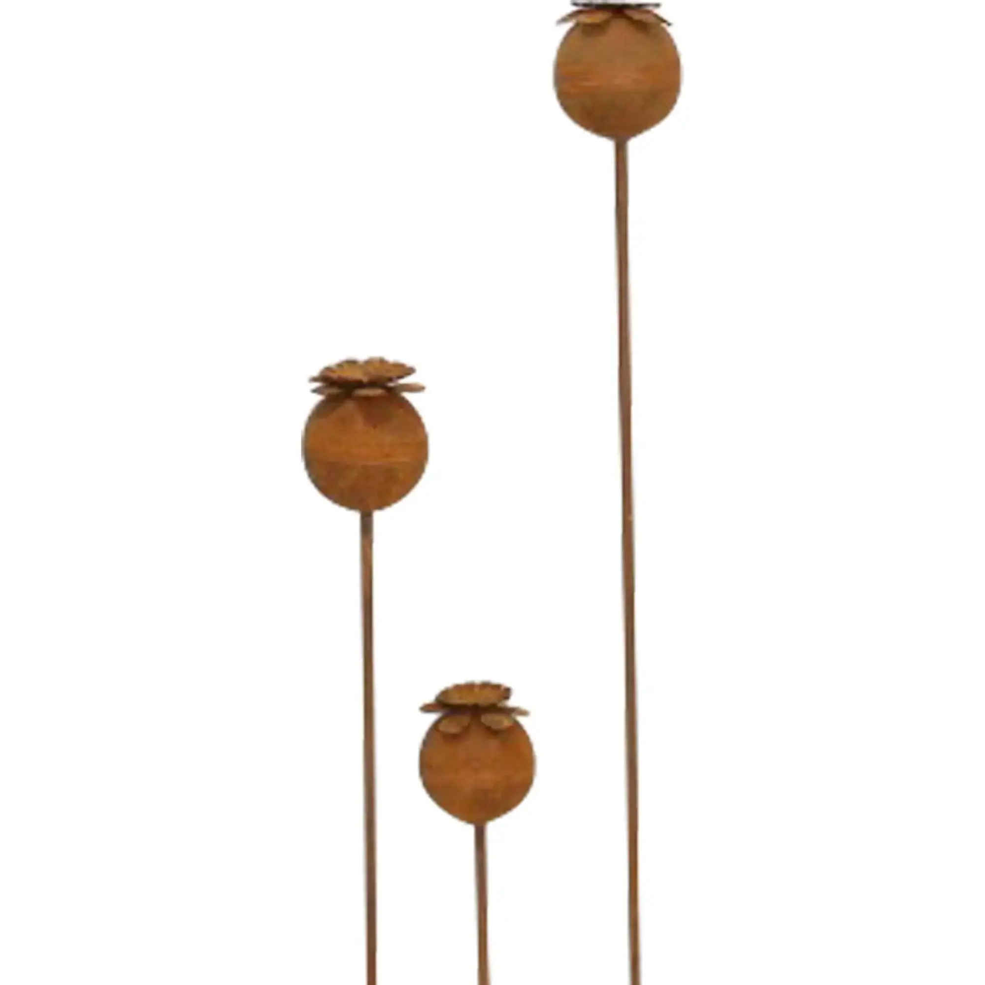 Gartenstecker|Frank Handels GmbH & Co. KG Gartenstecker "Mohn", 3er Set