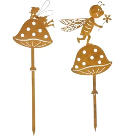 Gartenstecker|Frank Handels GmbH & Co. KG Gartenstecker "Pilzfreunde", 2er Set