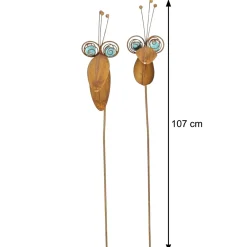 Gartenstecker|Frank Handels GmbH & Co. KG Gartenstecker "Vogelplausch", 2er Set