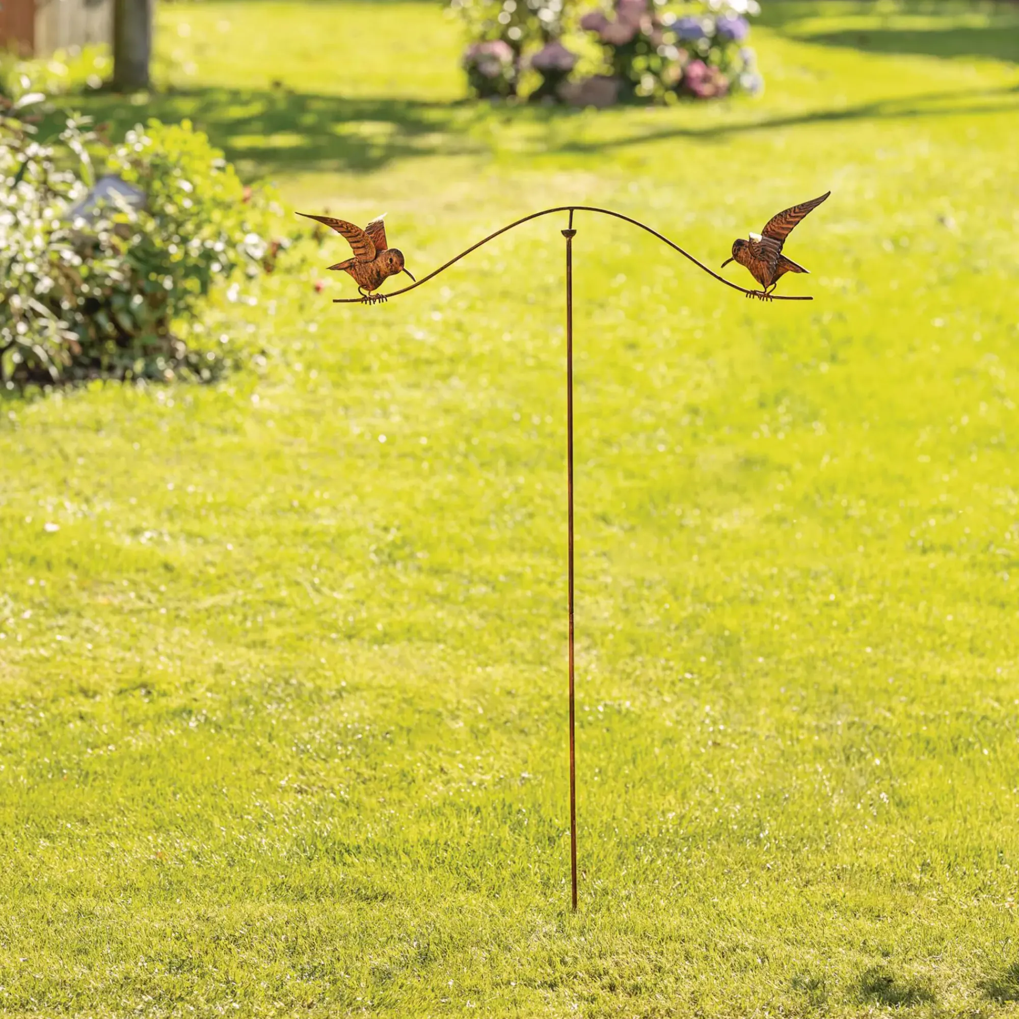 Gartendeko|Gartenstecker|Frank Handels GmbH & Co. KG Gartenstecker "Vogelwippe"