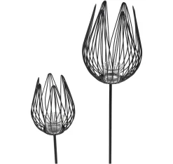 Laternen & Co.|Gartenstecker|Frank Handels GmbH & Co. KG Gartenstecker "Windlicht", 2er Set
