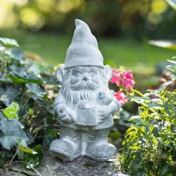 Gartenfiguren|Dekofiguren|Frank Handels GmbH & Co. KG Gartenwichtel "Zement"