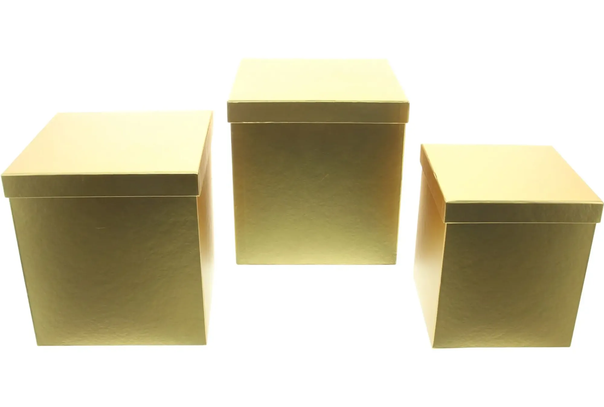 Geschenktaschen & -Säckchen|Geschenkboxen|Frank Handels GmbH & Co. KG Geschenkbox "Goldschimmer", 3er Set
