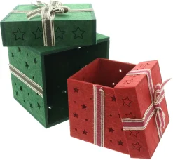 Geschenktaschen & -Säckchen|Geschenkboxen|Frank Handels GmbH & Co. KG Geschenkbox "Schleife", 2er Set