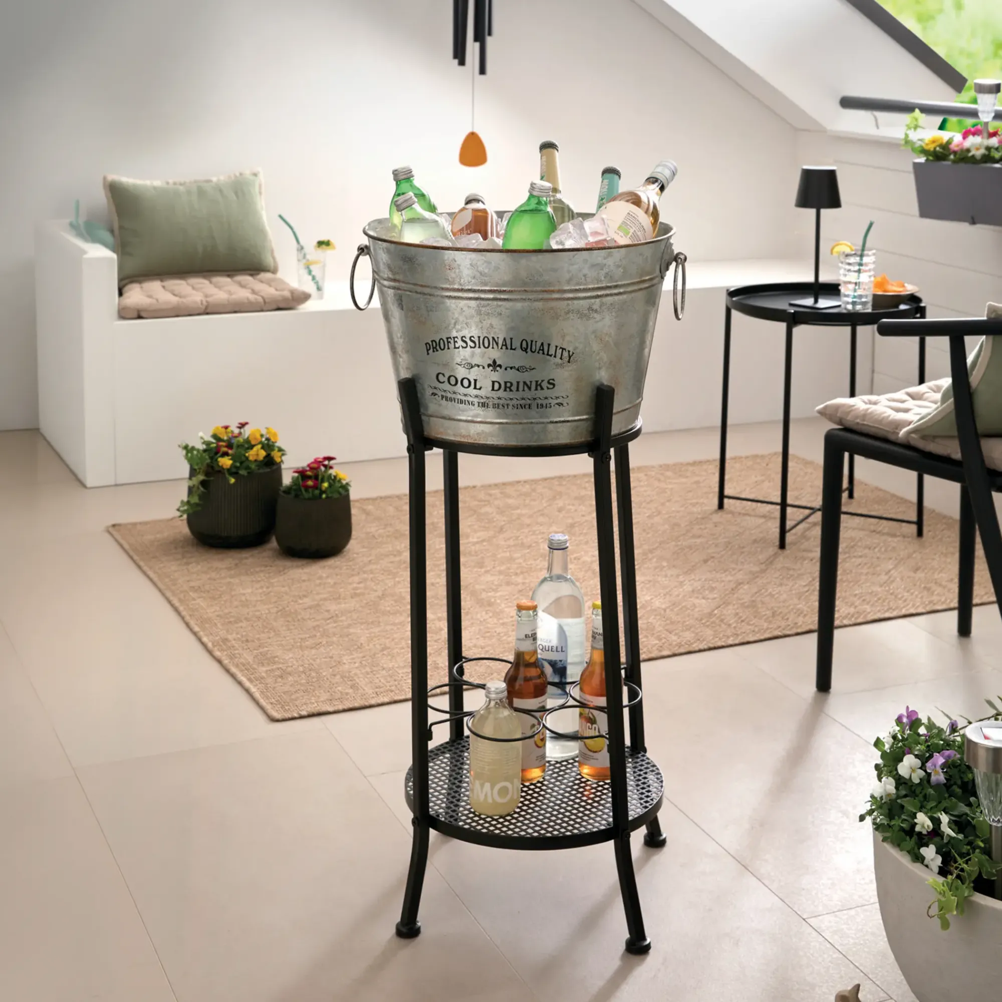 Küche|Frank Handels GmbH & Co. KG Getränkeständer "Cool Drinks", 2tlg.