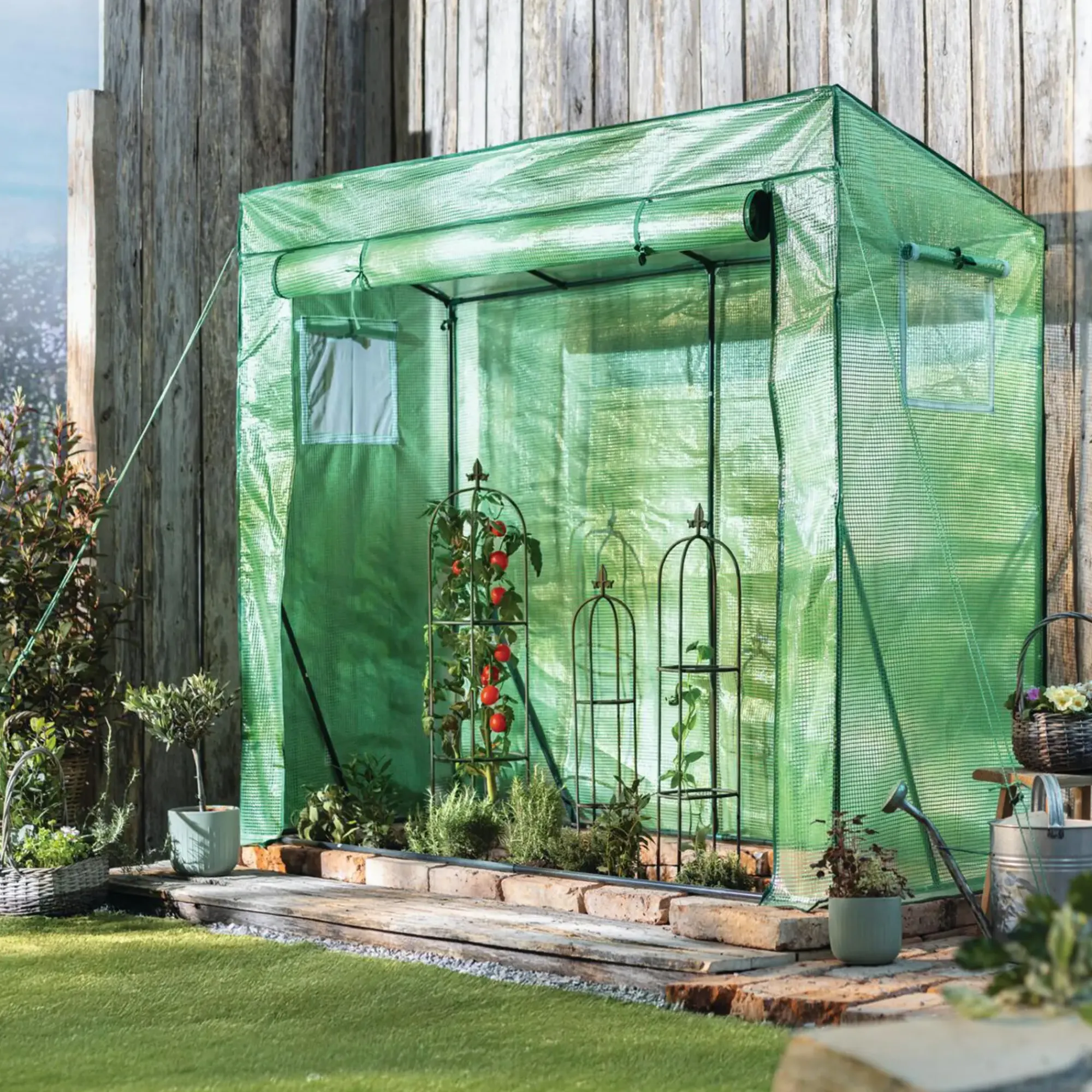 Gartendeko|Beetbegrenzung & Zäune|Frank Handels GmbH & Co. KG Gewächshaus "Nature & Plants"