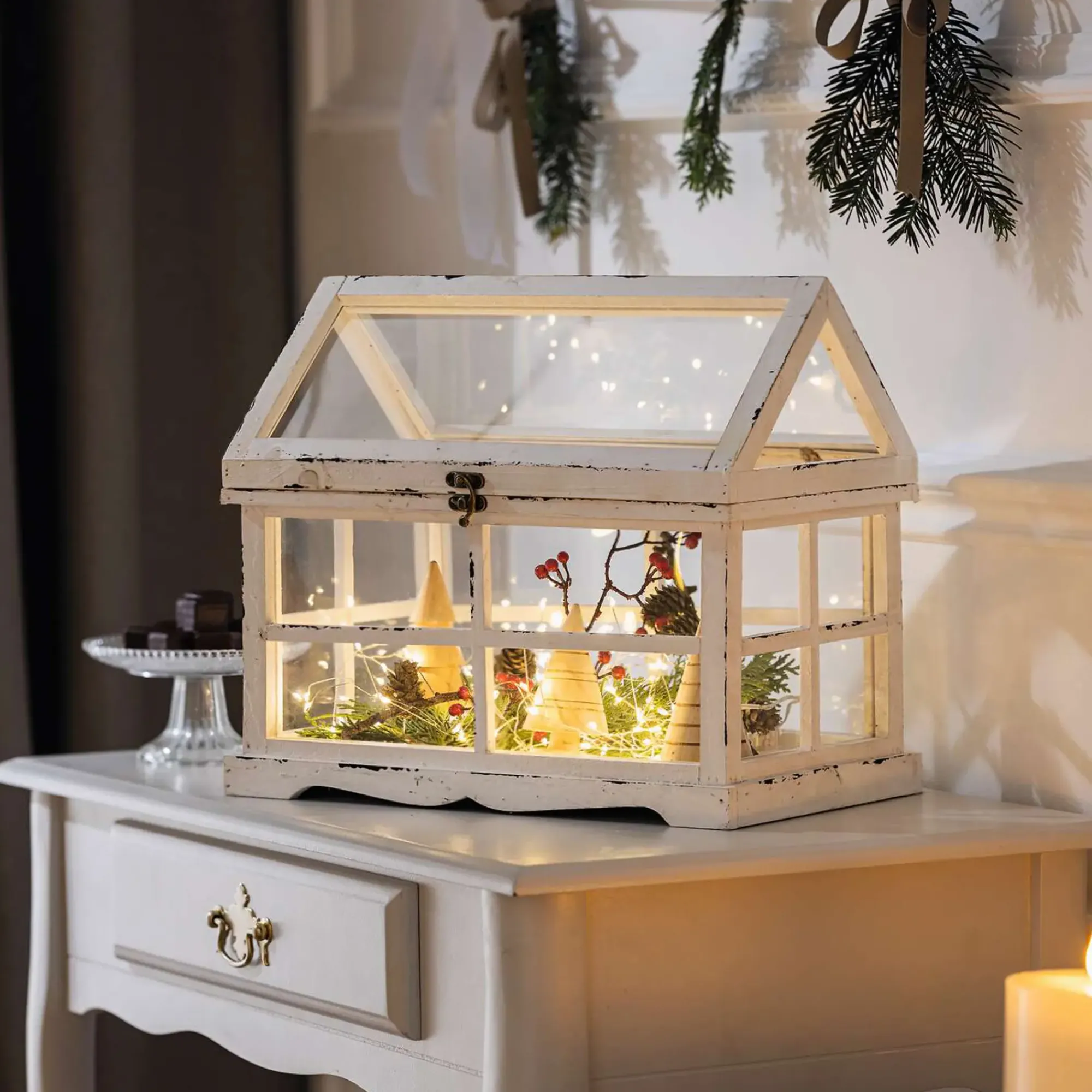 Dekohäuser|Frank Handels GmbH & Co. KG Gewächshaus "Shabby"