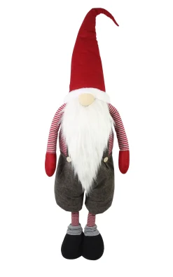 Weihnachtliche Dekofiguren|Weihnachtsmänner|Frank Handels GmbH & Co. KG Großer LED-Wichtel "Zipfelmütze"
