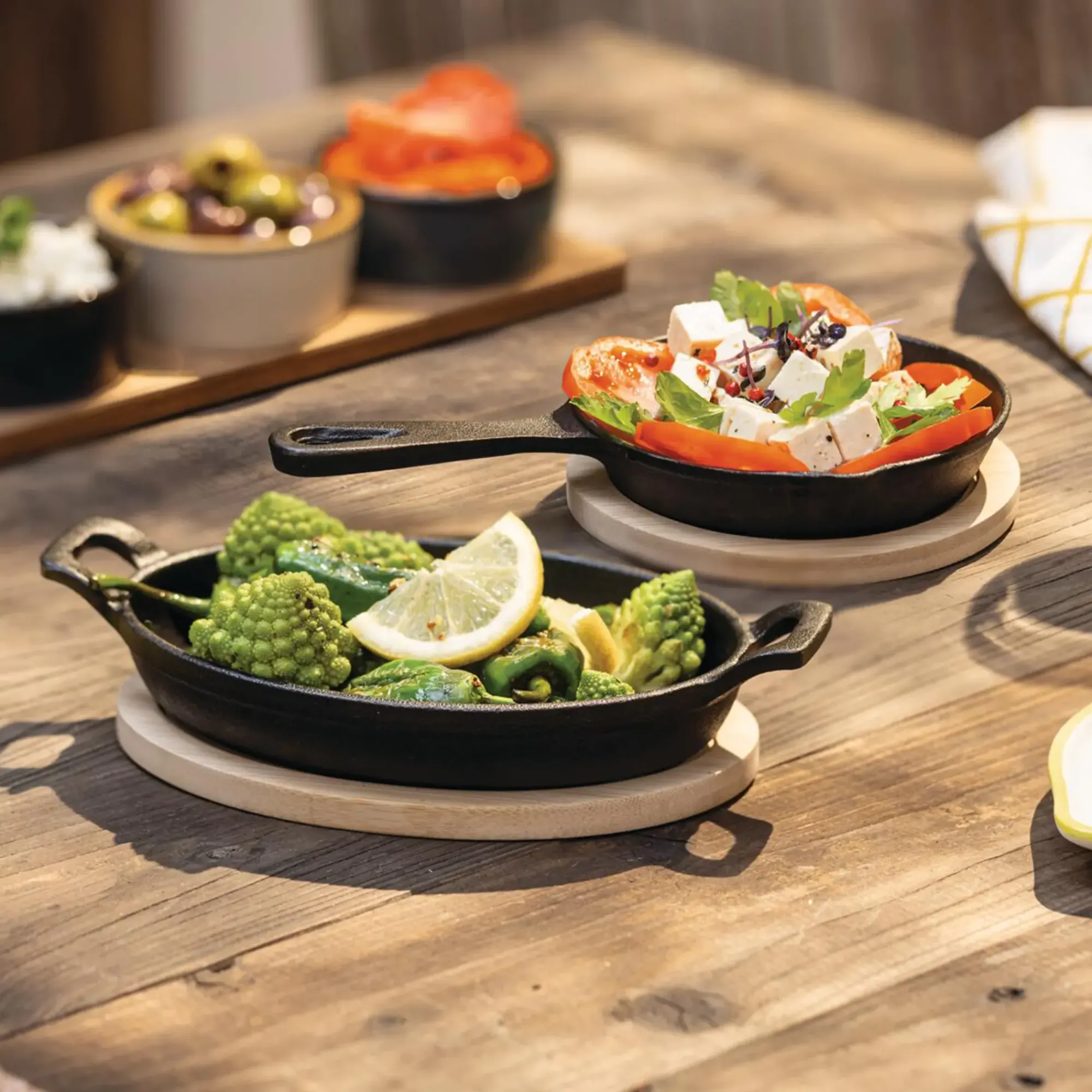 Küche|Frank Handels GmbH & Co. KG Gusseisenform "Tapas", 2tlg.