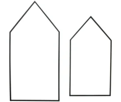 Dekohäuser|Frank Handels GmbH & Co. KG Haus "Modern Black", 2er Set