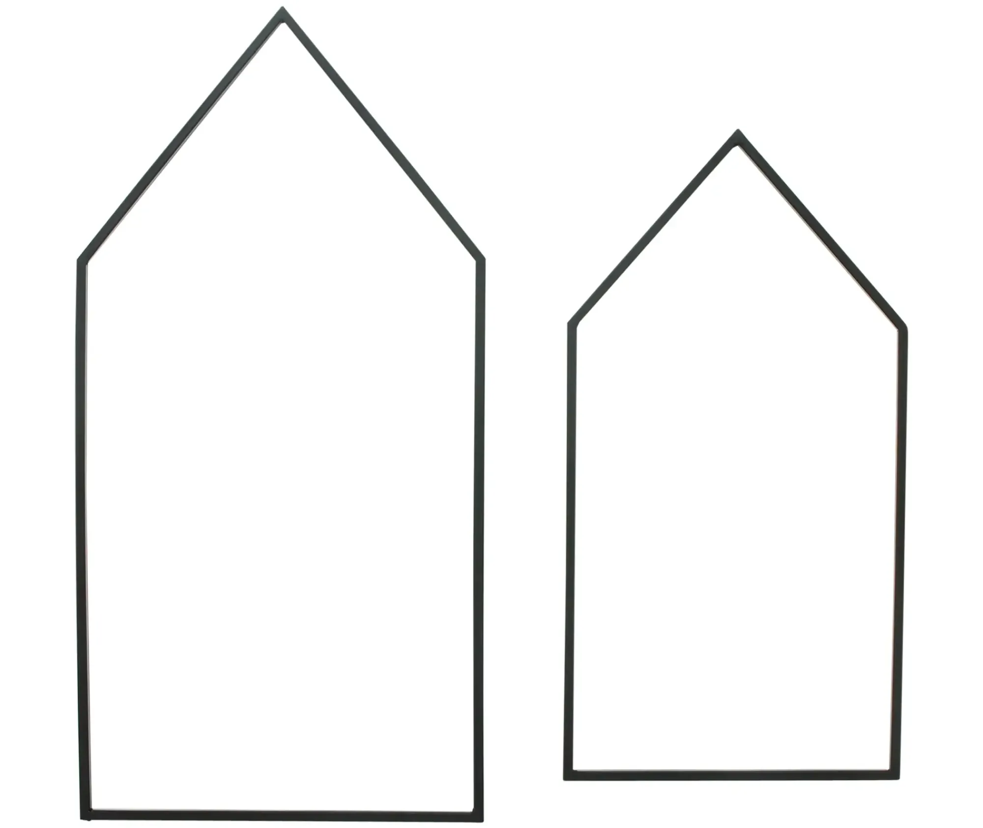 Dekohäuser|Frank Handels GmbH & Co. KG Haus "Modern Black", 2er Set