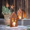 Herbstgarten|Weihnachtliche Gartendeko|Frank Handels GmbH & Co. KG Haus "Rost", 2er Set