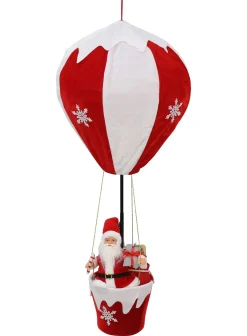 Weihnachtliche Dekofiguren|Weihnachtsmänner|Frank Handels GmbH & Co. KG Heißluftballon