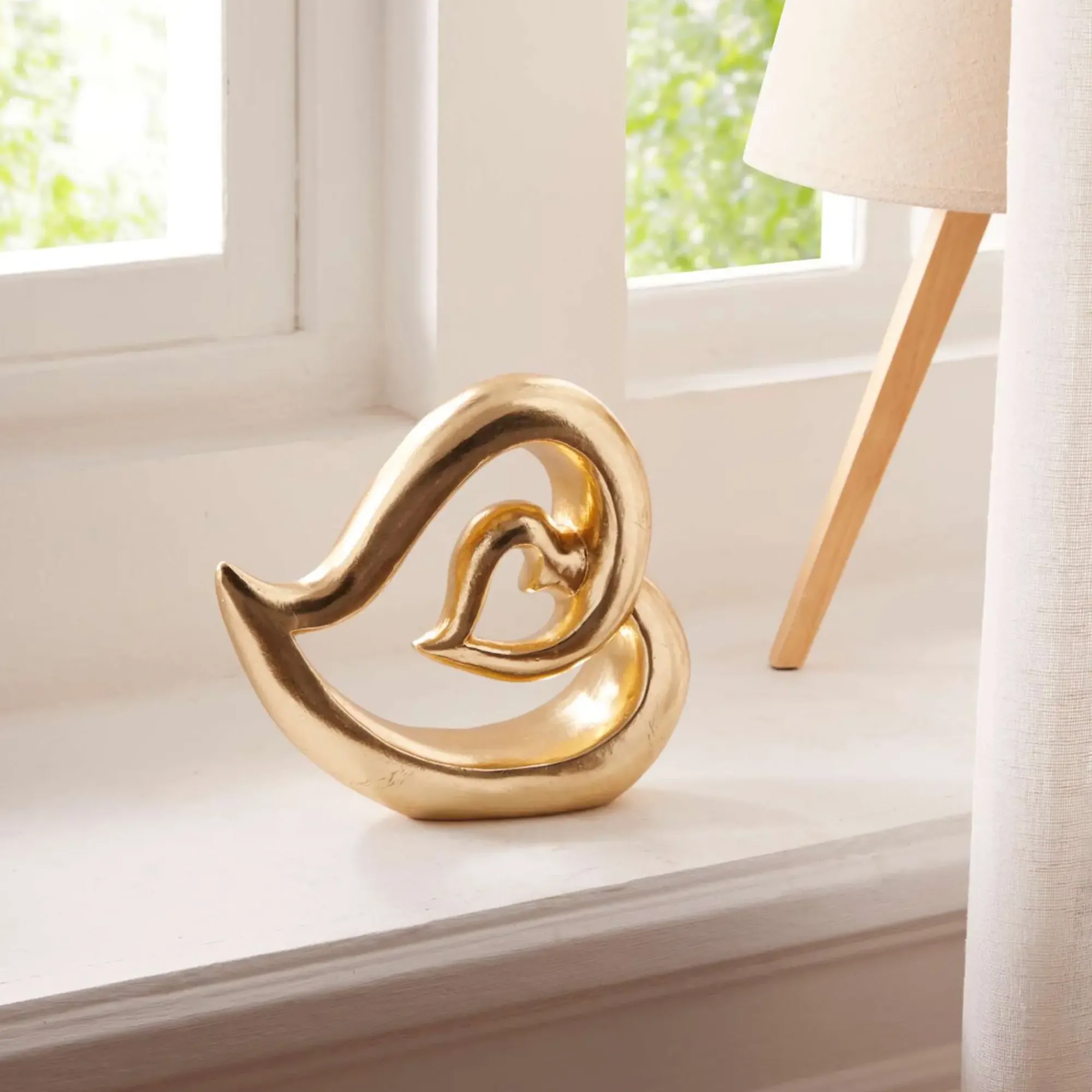 Deko- Und Wohnaccessoires|Frank Handels GmbH & Co. KG Herz "Gold"