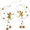 Dekohänger|Baumschmuck|Frank Handels GmbH & Co. KG Hänger "Engel auf Mond", 3er Set