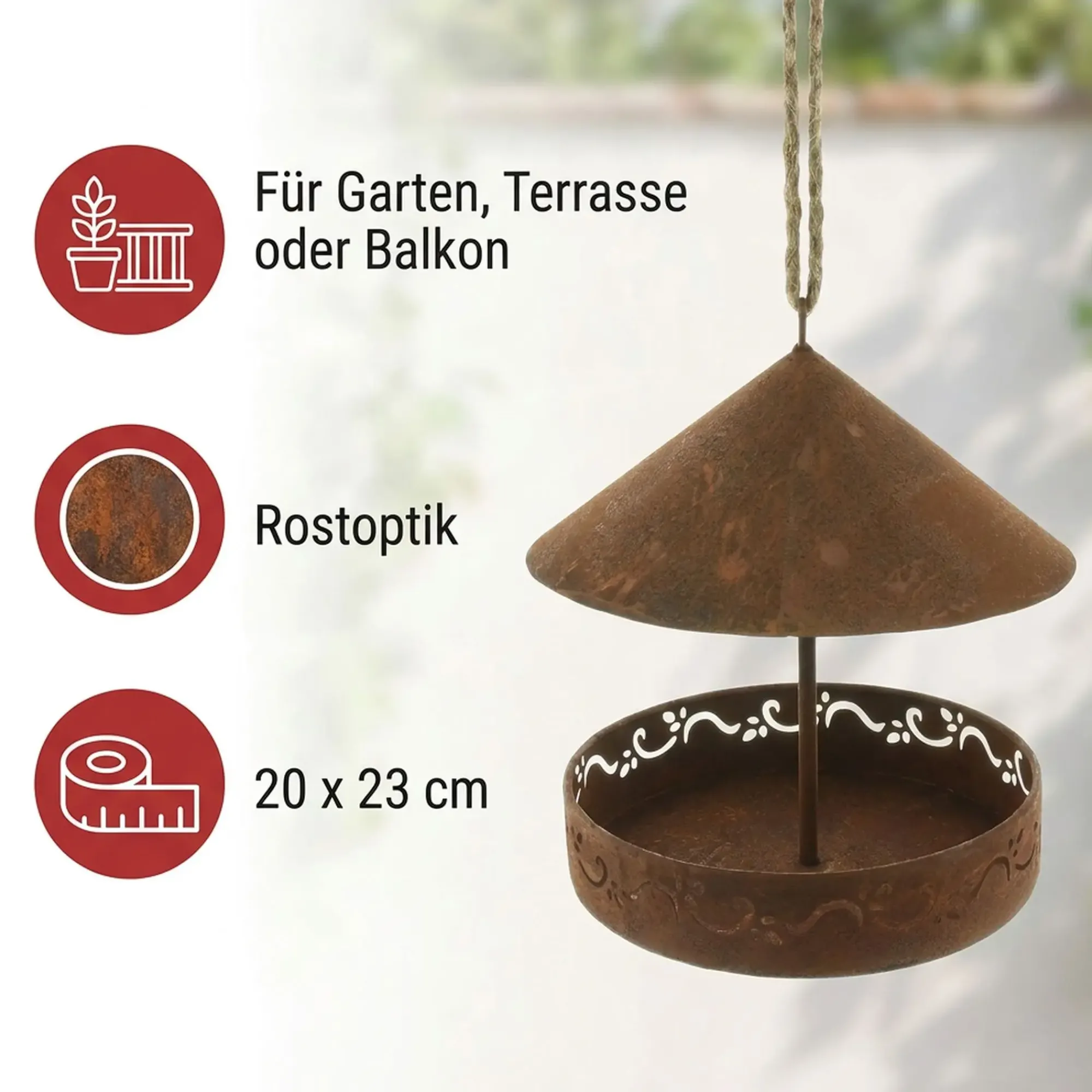 Herbstgarten|Hänger|Frank Handels GmbH & Co. KG Hänger "Futterstation"