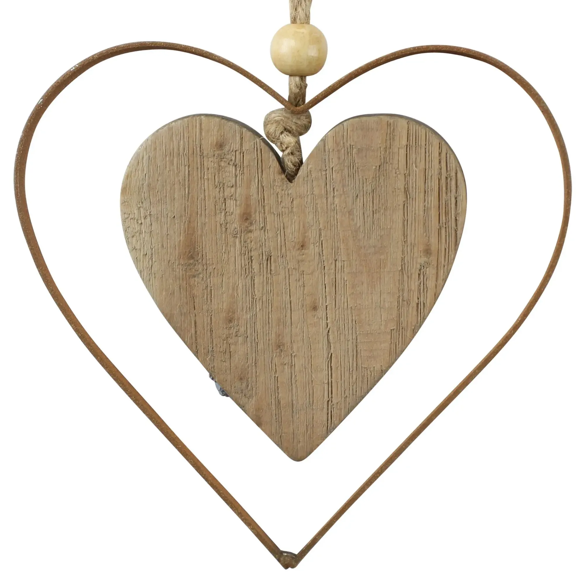 Dekohänger|Frank Handels GmbH & Co. KG Hänger "Herz in Herz", 2er Set