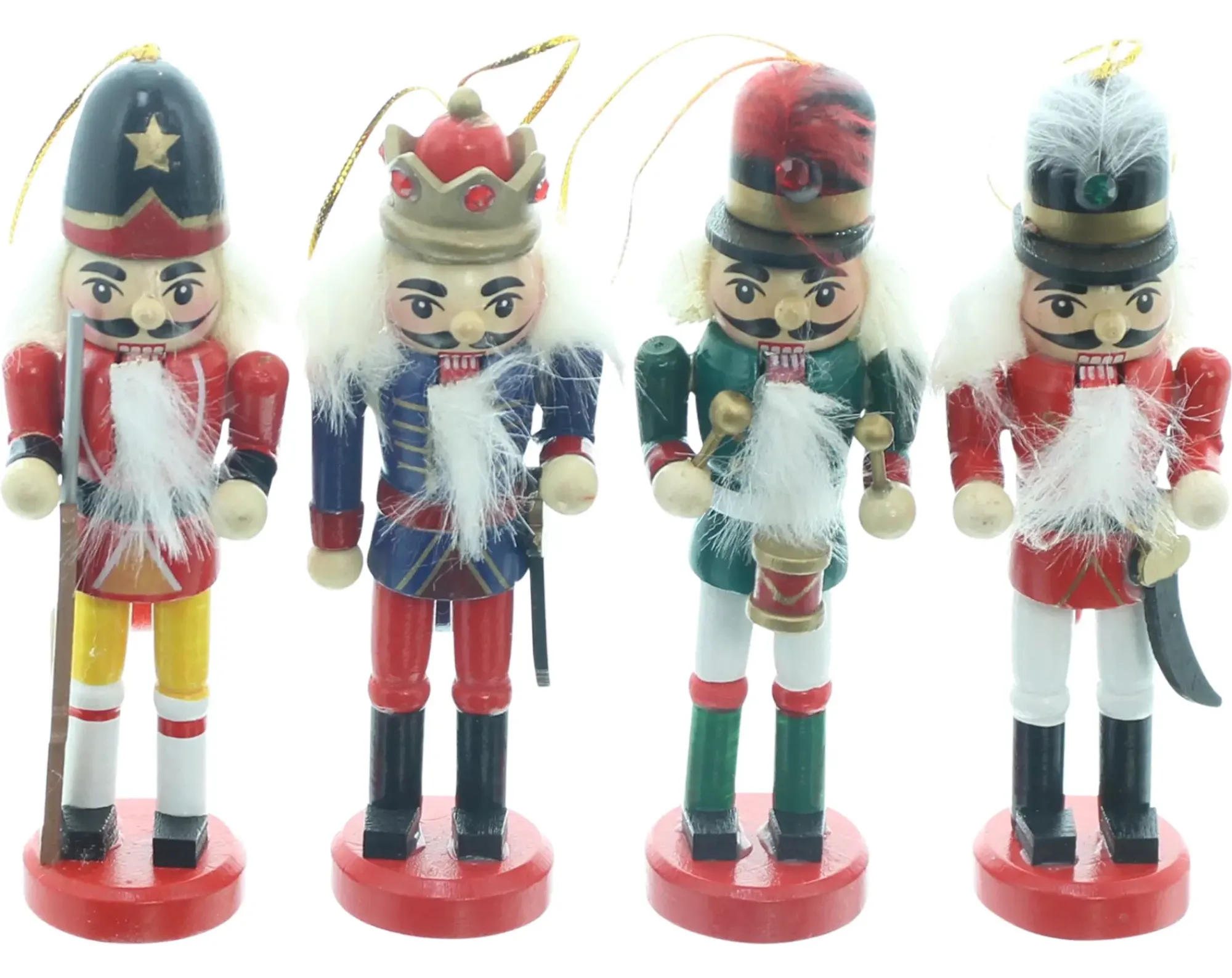 Dekohänger|Baumschmuck|Frank Handels GmbH & Co. KG Hänger "Nussknacker", 4er Set