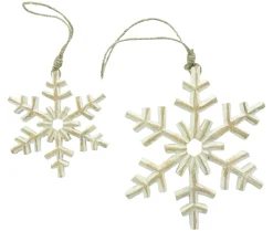 Dekohänger|Baumschmuck|Frank Handels GmbH & Co. KG Hänger "Schneeflocke", 2er Set