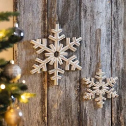 Dekohänger|Baumschmuck|Frank Handels GmbH & Co. KG Hänger "Schneeflocke", 2er Set