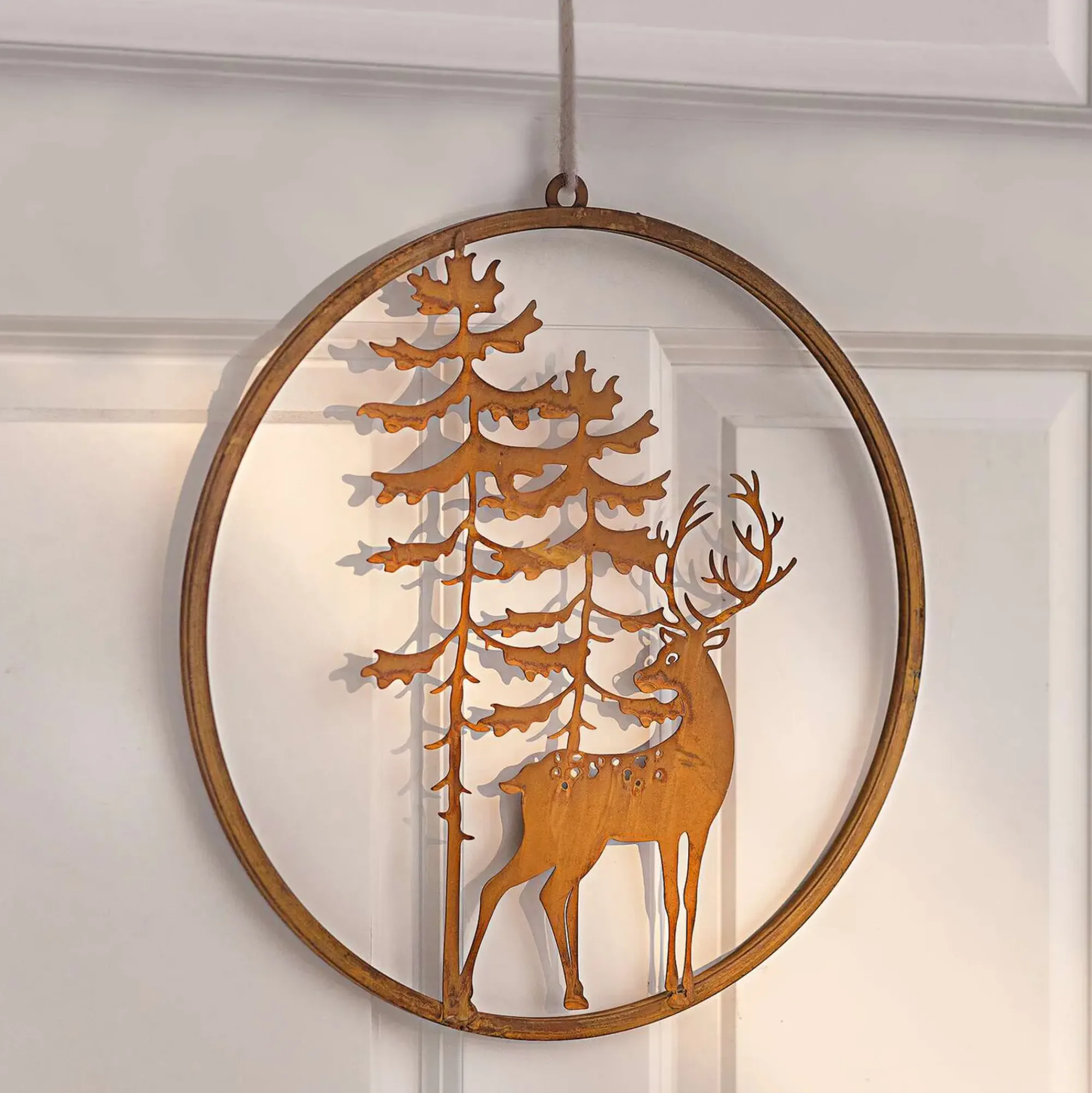 Dekohänger|Weihnachtliche Dekoringe|Frank Handels GmbH & Co. KG Hänger "Wald-Idylle"