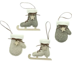 Dekohänger|Baumschmuck|Frank Handels GmbH & Co. KG Hänger "Winterzeit", 4er Set