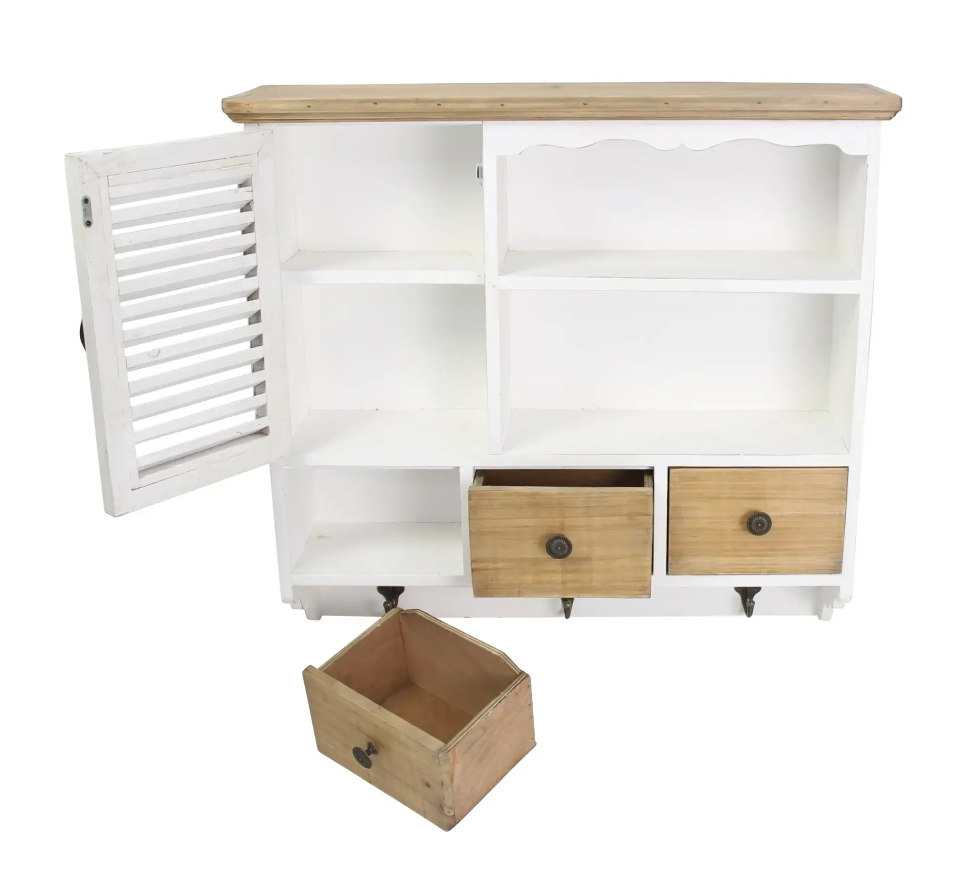 Küche|Frank Handels GmbH & Co. KG Hängeschrank "White Cottage"