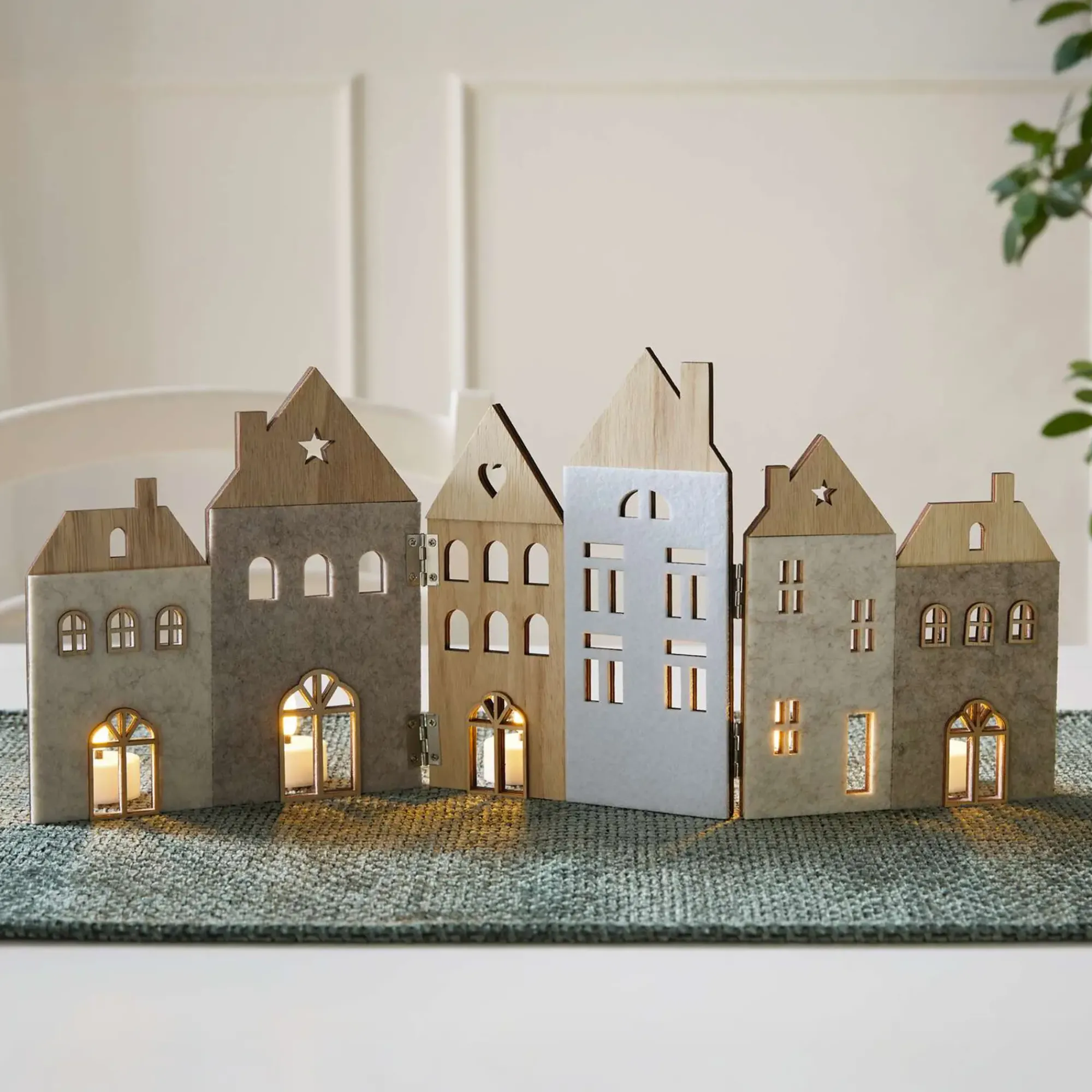 Dekohäuser|Frank Handels GmbH & Co. KG Holzdeko "Häuser"