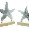 Deko- Und Wohnaccessoires|Frank Handels GmbH & Co. KG Holzdeko "Seestern", 2er Set