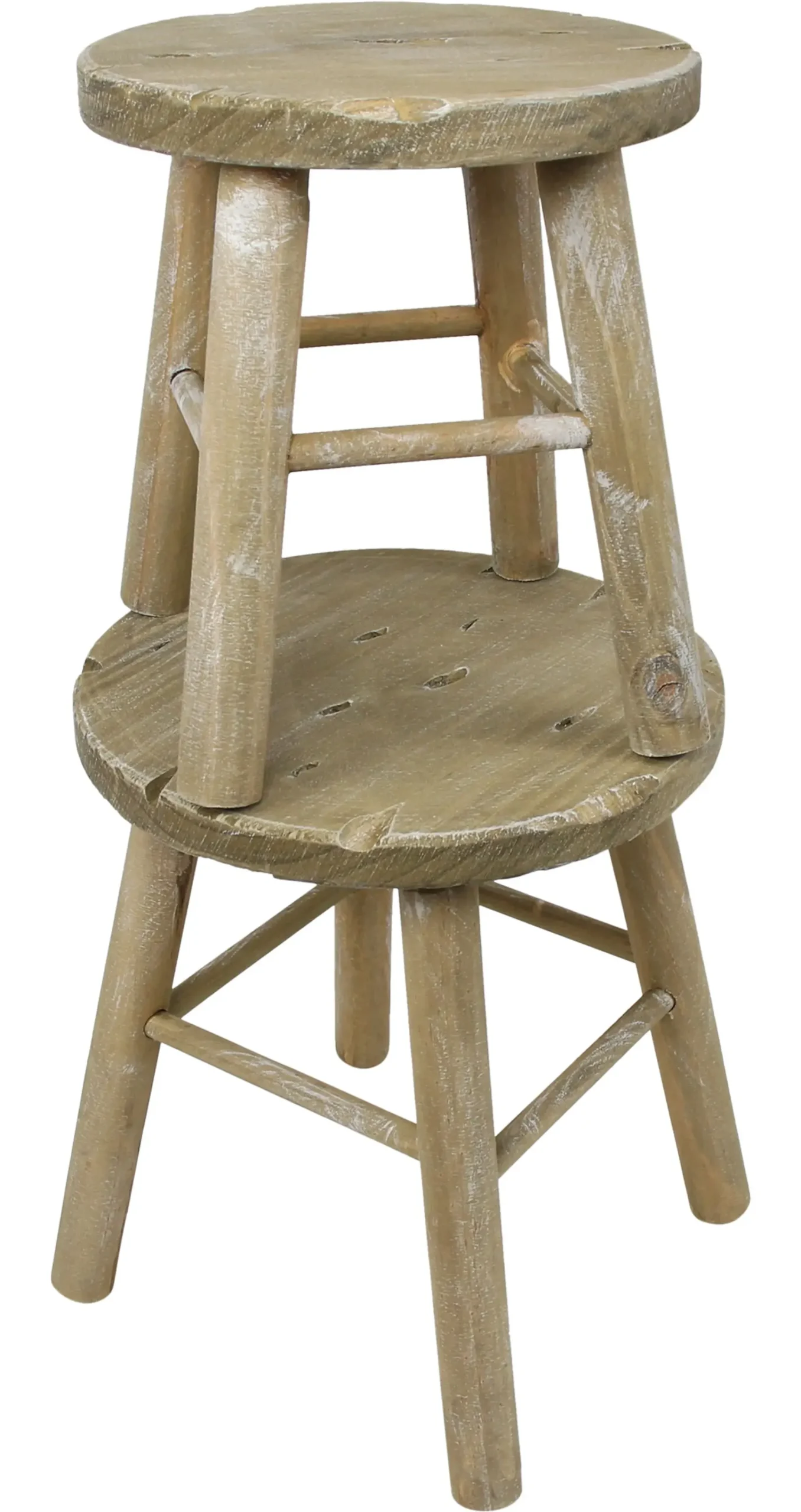 Herbstgarten|Kinderzimmer|Frank Handels GmbH & Co. KG Holzhocker "Rund", 2er Set
