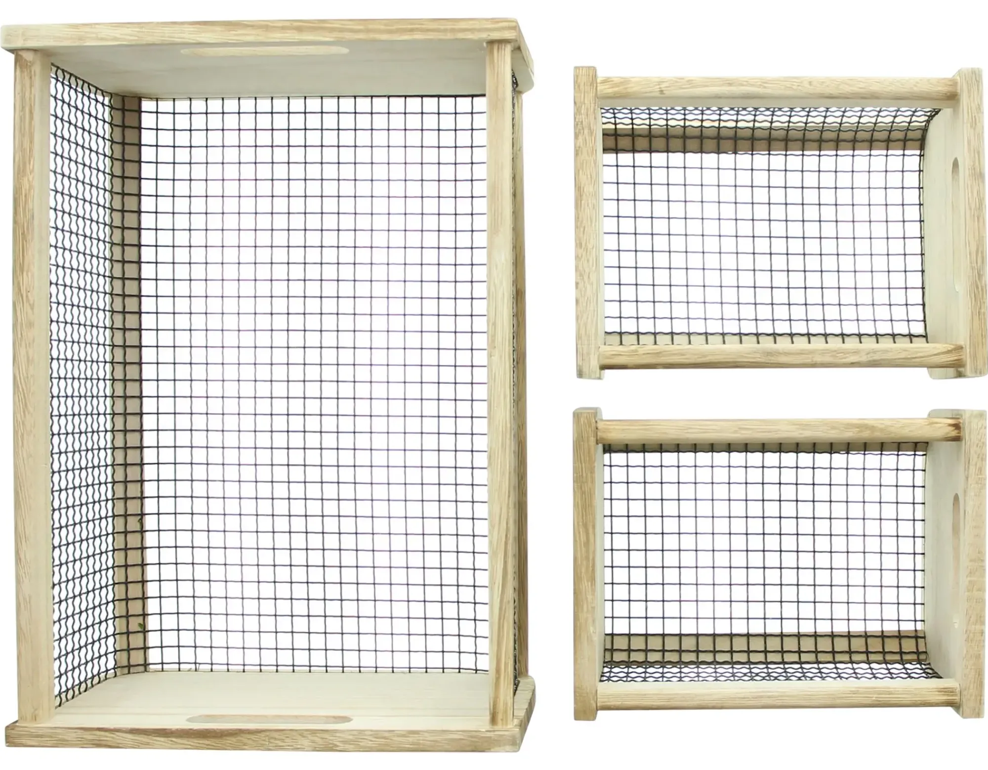 Kisten & Dekoboxen|Küche|Frank Handels GmbH & Co. KG Holzkiste "Trend", 3er Set