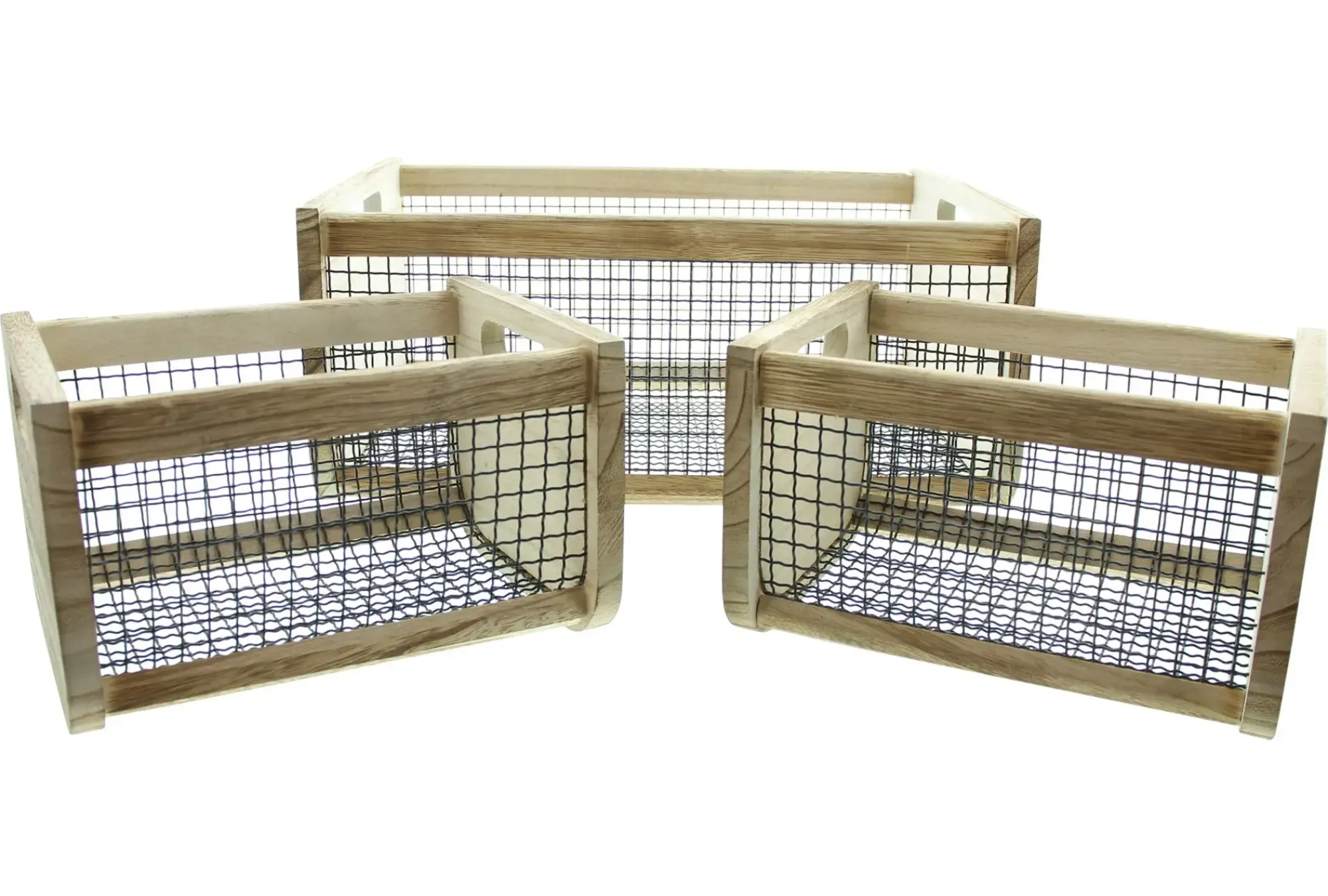 Kisten & Dekoboxen|Küche|Frank Handels GmbH & Co. KG Holzkiste "Trend", 3er Set